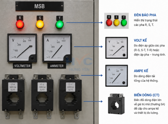 Cấu tạo tủ điện phân phối tổng MSB
