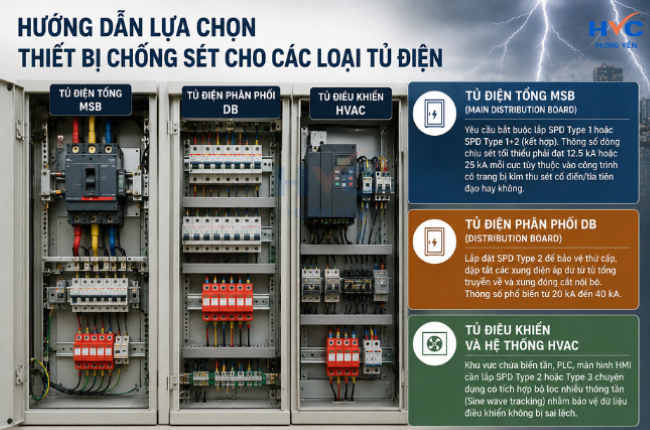 Chống sét tủ điện Chống sét tủ điện